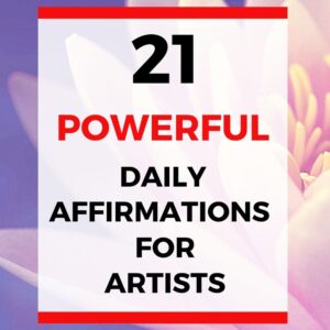 Have you used powerful daily affirmations to improve your mindset and replace negative self-talk? In this article, you'll learn about daily affirmations and how they can have positive effects on your motivation and lead to success. Inspirational and encouraging, every artist and creative should get their hands on these daily affirmations.