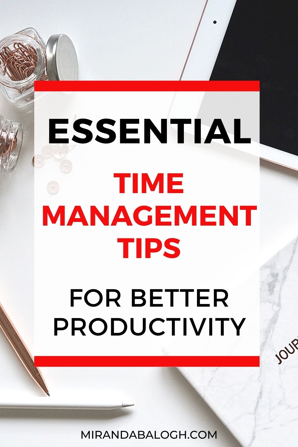 Successful workers implement effective time management techniques for better productivity at work. In this blog, you’ll learn about 5 essential time management tips for students, workers, busy moms., and entrepreneurs. These skills will teach you about organizing and planning, and you’ll learn about tools to help complete your tasks on time. #timemanagement #timemanagementtips #productivity