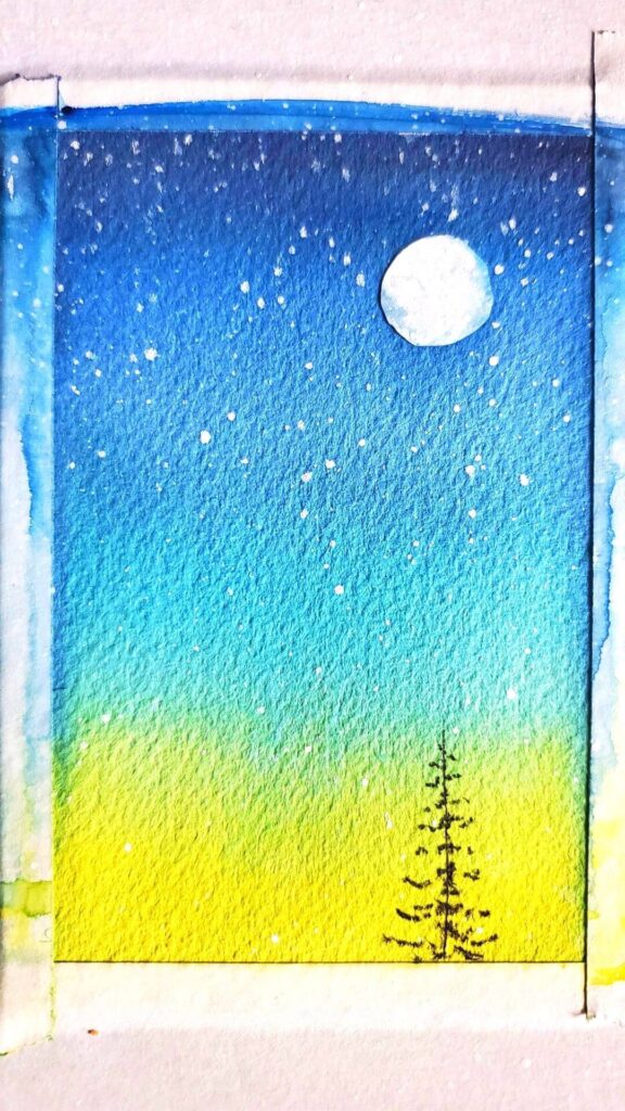 Night Sky Painting Tutorial Miranda Balogh