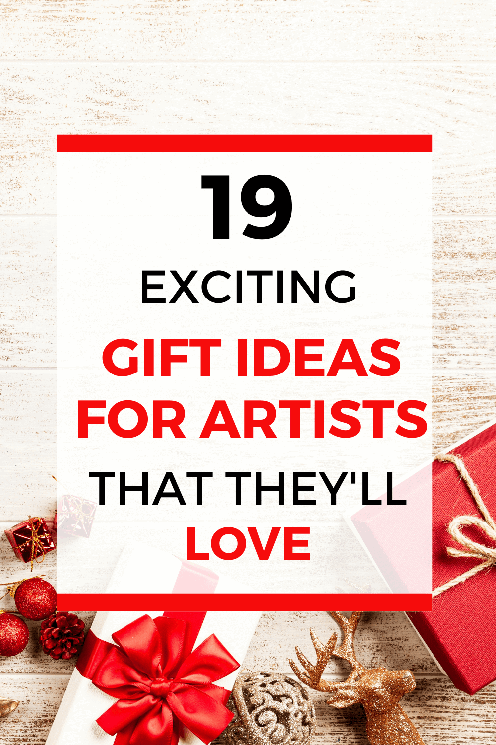 Click here to get 19 exciting Christmas gift ideas for artists! Use this gift guide to learn about the best art supplies that you can give to your artist friends, including painting, drawing, and inking supplies. These creative ideas are sure to make great gifts for artistic kids, teens, and adults. Make sure you get your hands on these unique gifts for creative people.