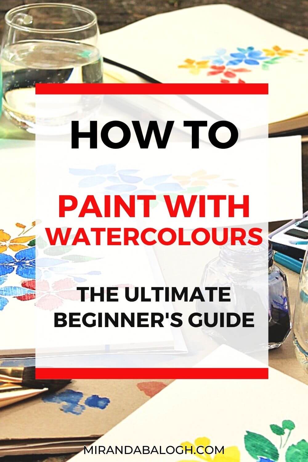Click here to learn how to improve your watercolour artworks and watercolour illustrations! This ultimate guide will teach you how to purchase the best watercolour supplies, show you how to use different watercolour techniques, and give you watercolour drawing ideas that you can use in your art projects. Start making pretty watercolour paintings today! #watercolorartworks #watercolordrawingideas #watercolors