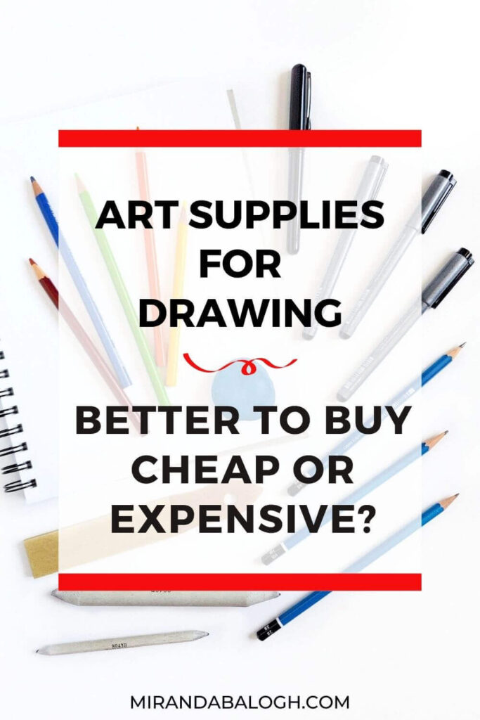 Drawing Supplies You Don't Need to Waste Money On
