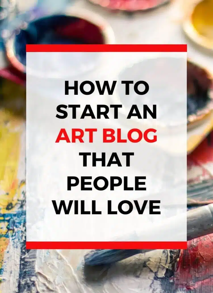 In this article, you learn the step-by-step process that teaches you how to start an art blog for beginners. You learn how to choose web hosting and an email provider, and you learn how to promote your art blog on social media. Blogging is good for artists, so if you implement these art blogging tips, you’ll be able to start a blog about art and share your passion with the world.