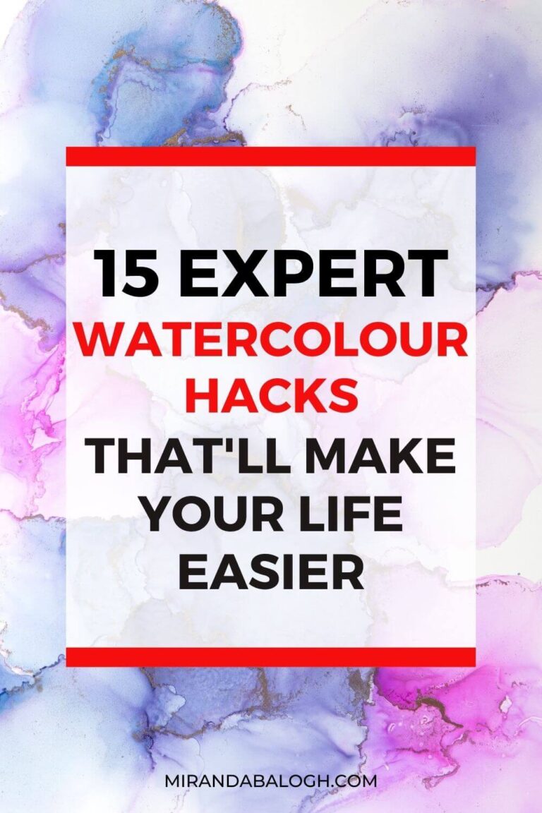 15 Expert Watercolour Hacks That’ll Make Your Life Easier | Miranda Balogh