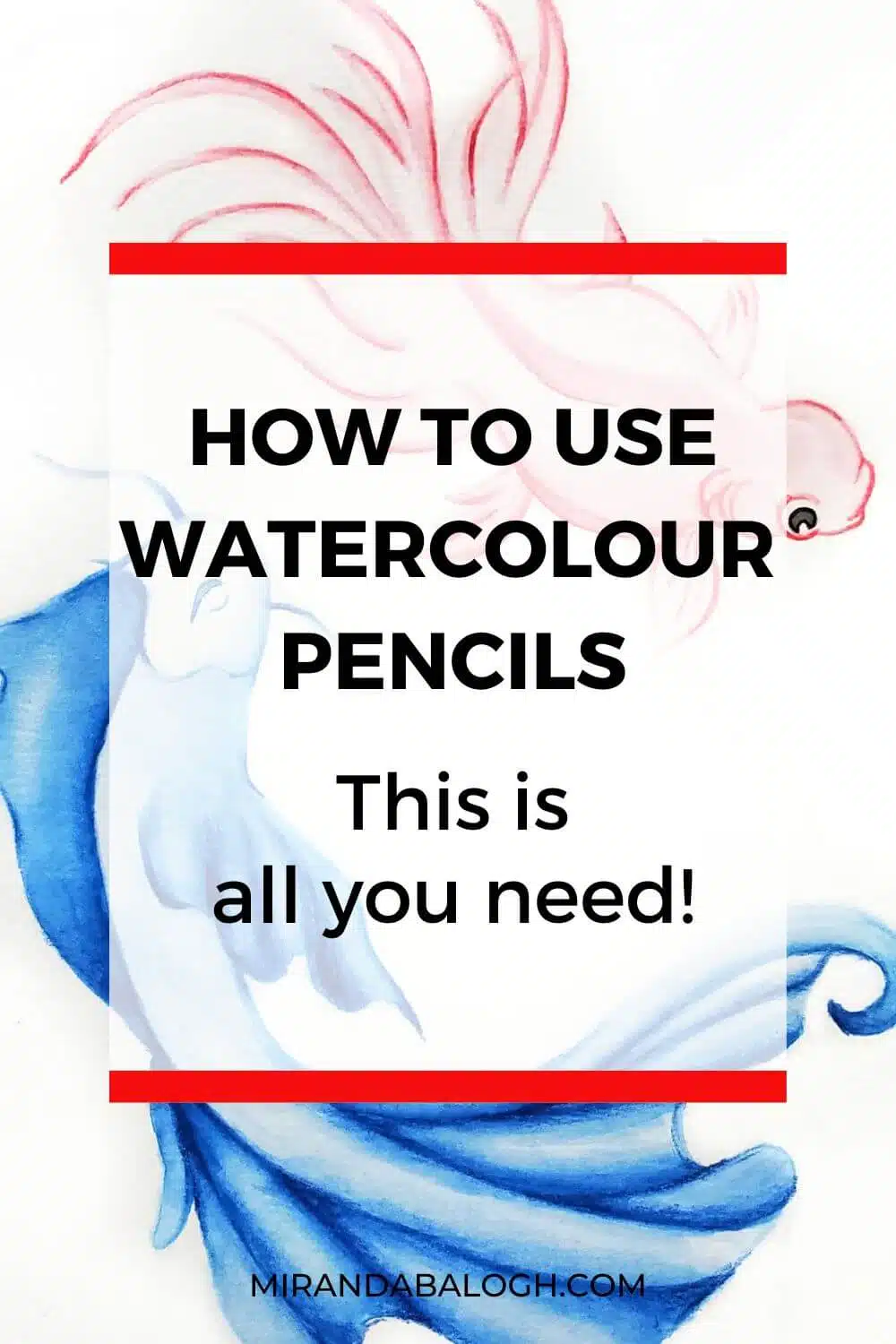 What is the difference between watercolour pencils and regular pencils? Well, coloured pencils are made with an oil or wax binder whereas watercolour pencils are water-soluble. That being said, how do you use watercolour pencils? There are many watercolour pencil techniques that use both wet and dry application. To learn more, check out this guide about watercolour pencils for beginners to discover why you should create art with them.
