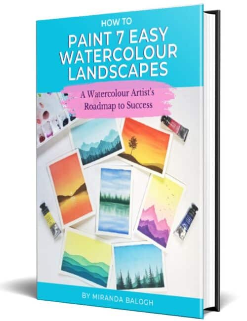 Watercolour Landscapes E-book | Miranda Balogh