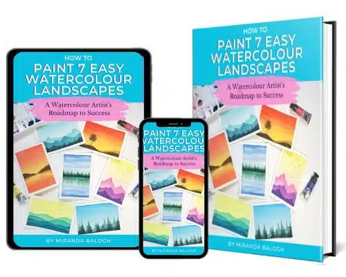 Check out How to Paint 7 Easy Watercolour Landscapes by Miranda Balogh to get the beginner artist's roadmap to success in watercolour painting.