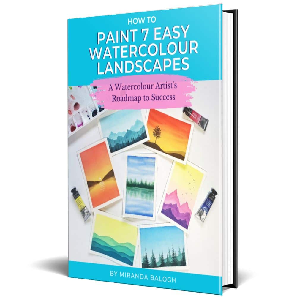 Watercolour Landscapes E-book | Miranda Balogh