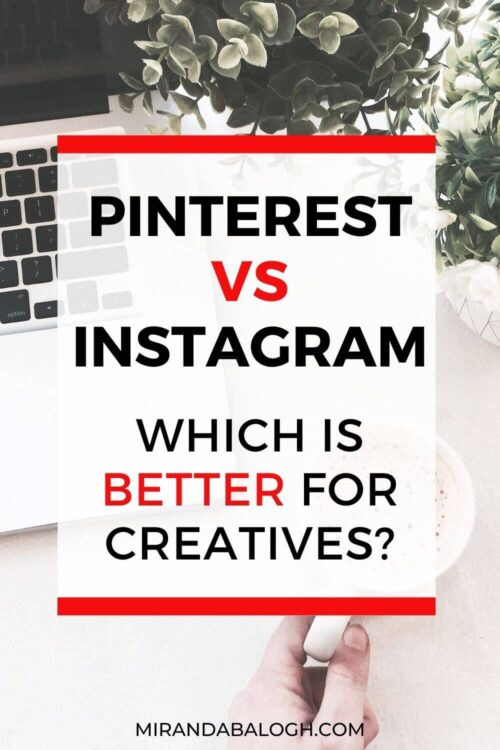There are similarities between Pinterest and Instagram, but the differences are greater. In this post, you’ll learn about how Pinterest works and get Pinterest tips & tricks to improve your strategy. You’ll also learn about Instagram tips and strategic ways for marketing your business on each platform. So click here to find out who wins in the Pinterest vs. Instagram for artists debate. #pinteresttips #instagramtips #creativeentrepreneur