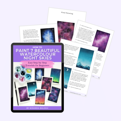 Watercolour Night Skies eBook Promo
